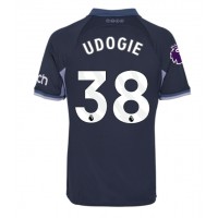 Stroje piłkarskie Tottenham Hotspur Destiny Udogie #38 Koszulka Wyjazdowej 2023-24 Krótki Rękaw